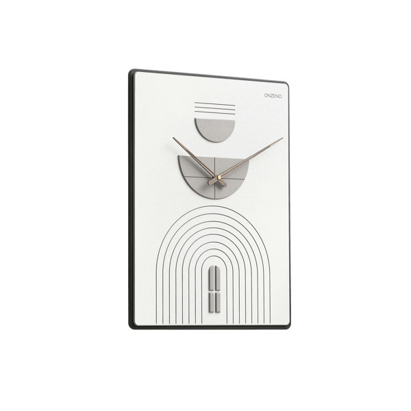 ONZENO Wood Wall Clock Wayfair.co.uk